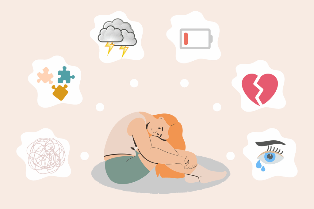 Person struggling with mental health, like anxiety, depression, low energy in Luton Medics Primary Care Network