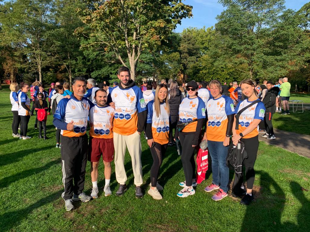 Luton park run, medics pcn present