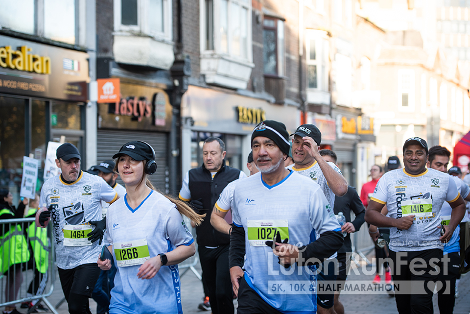 gabriele silyte and dr barhey participating in luton health 5k 1k half-marathon race representing Medics PCN