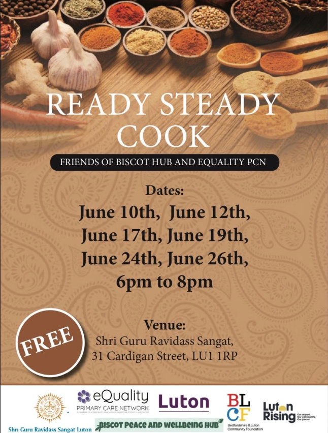 cooking class in luton