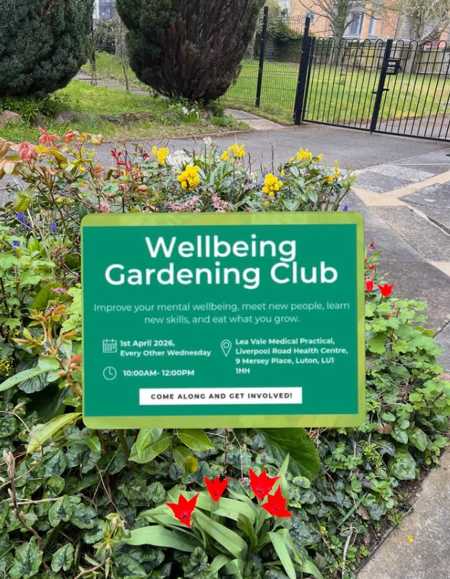 medics pcn wellbeing gardening club at lea vale medical practice april 