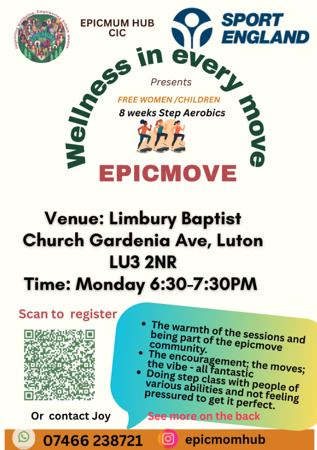 epic mum hub luton medics pcn wellness exercise with children